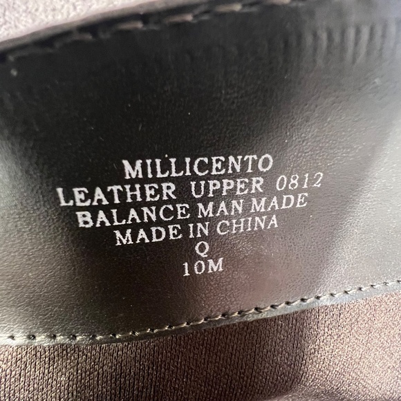 Nine West Millicento Pebbled Leather Heel Full Zip Buckle Knee Boots 10M Brown - Picture 2 of 14